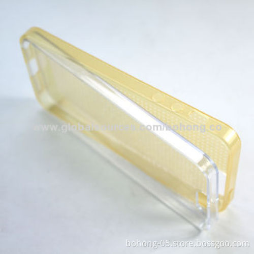 Ultra-thin Dot Grain Matte TPU Case for iPhone 5S, Different Colors Available/500PCS Each Color MOQ